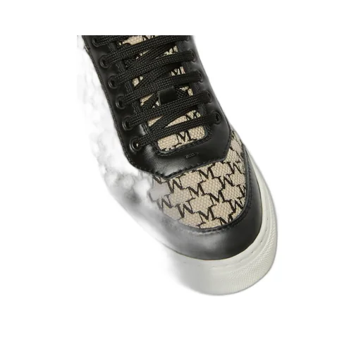 Jacquard-Knit Monogram Sneakers