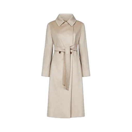 Double-Breasted Belted Coat