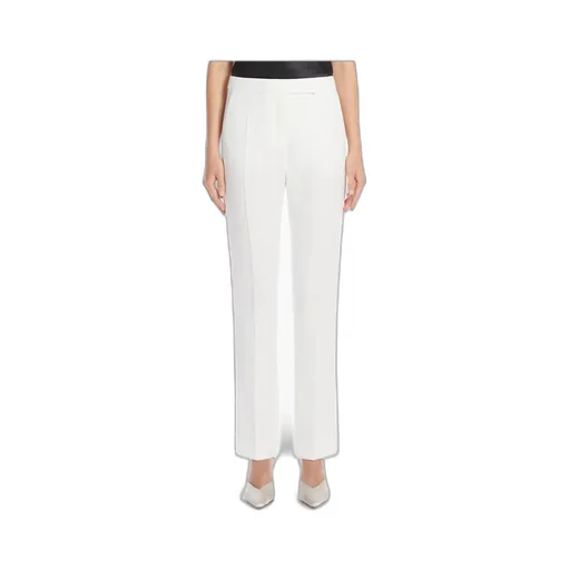 Pianoforte Pleat Detailed Straight Leg Pants