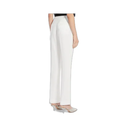 Pianoforte Pleat Detailed Straight Leg Pants
