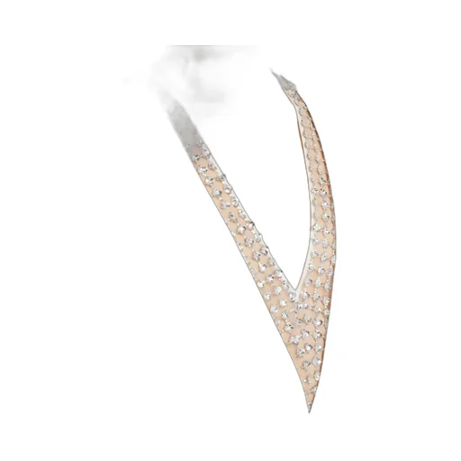 Secolo Embellished V-Neck Sleeveless Dress