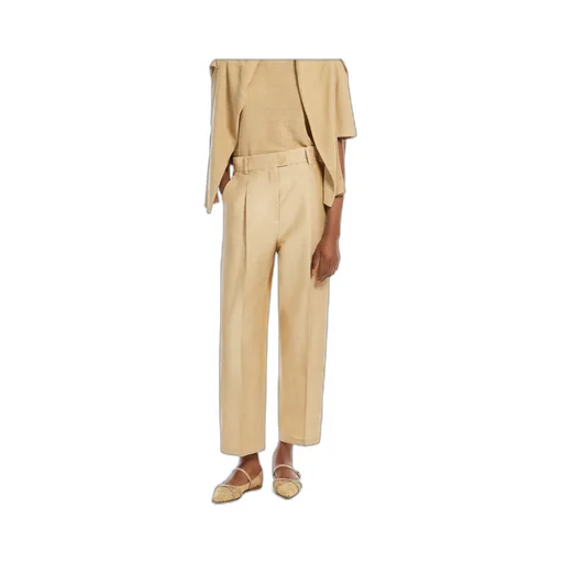 Efedra Pleated Straight Leg Trousers