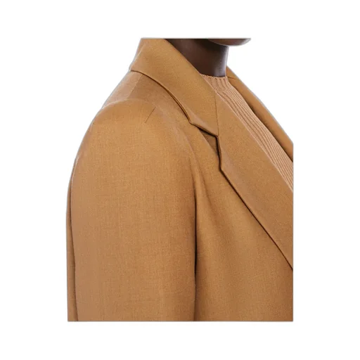 Single-Breasted Wool, Mohair And Silk Blazer