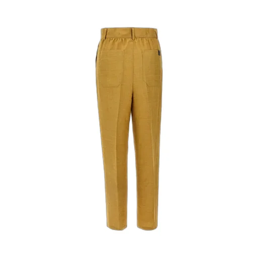 Efedra Pleated Straight-Leg Trousers