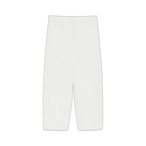 Wide Leg Cropped Trousers