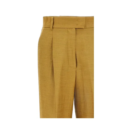 Efedra Pleated Straight-Leg Trousers