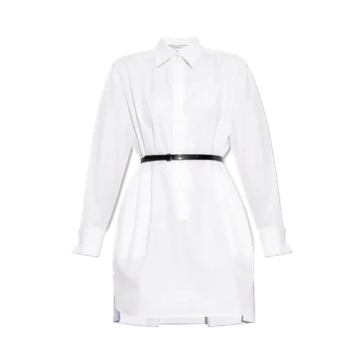 Collared Long-Sleeve Shirt Dress