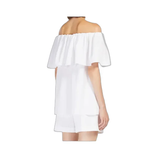 Peccati Ruffled Off-Shoulder Top