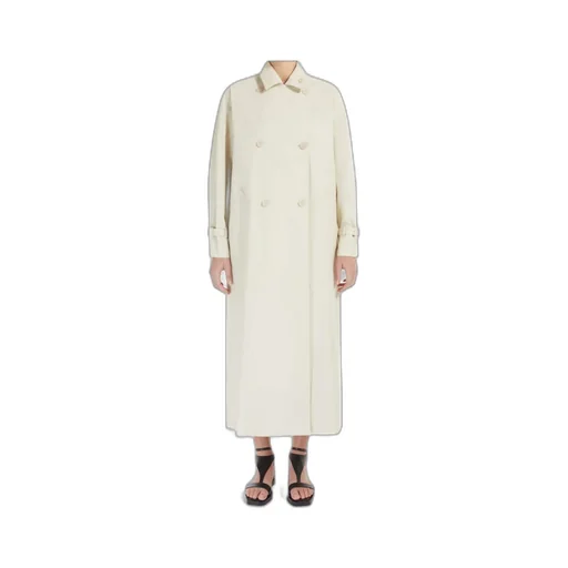 Ronco Belted Button-Up Trench Coat