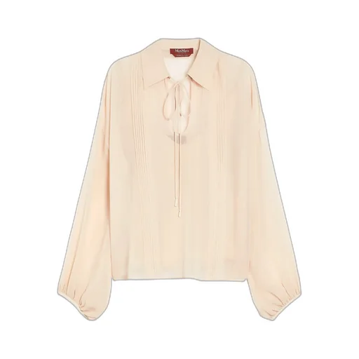 Oversized Blouse In Washed Silk
