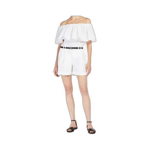 Peccati Ruffled Off-Shoulder Top