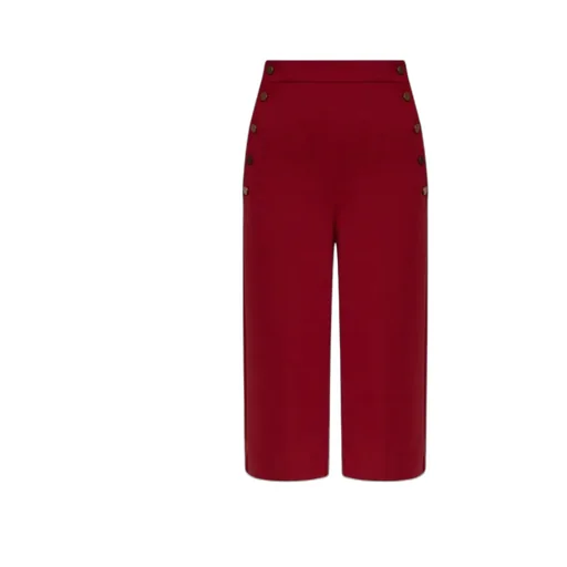Culottes With Button Detail