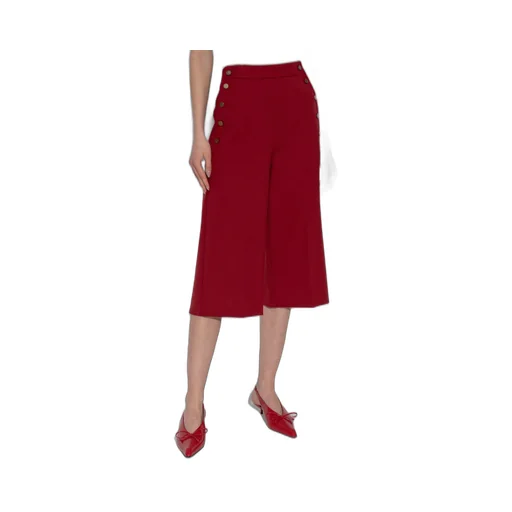 Culottes With Button Detail