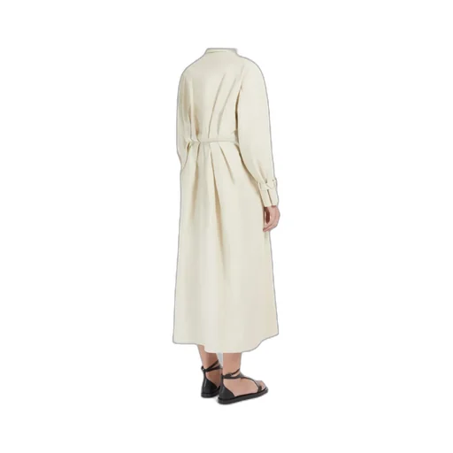 Ronco Belted Button-Up Trench Coat