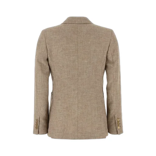 Double-Breasted Long-Sleeved Jacket