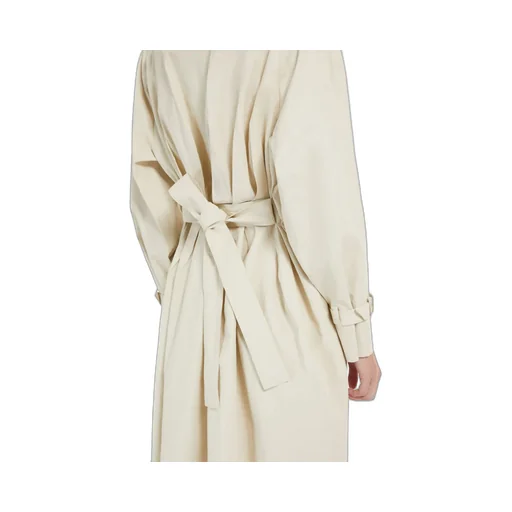 Ronco Belted Button-Up Trench Coat