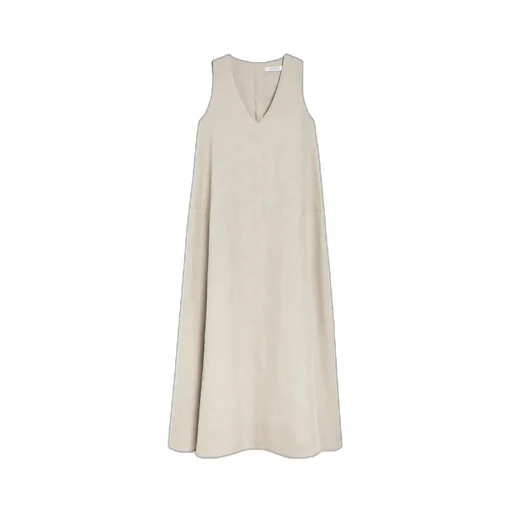 Flared Linen Dress