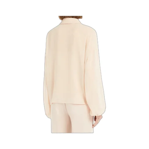 Oversized Blouse In Washed Silk