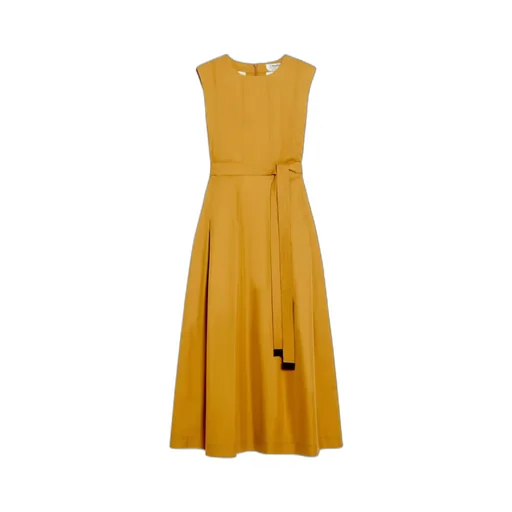Sleeveless Twill Dress