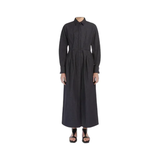 Aller Denim Maxi Chemise Dress