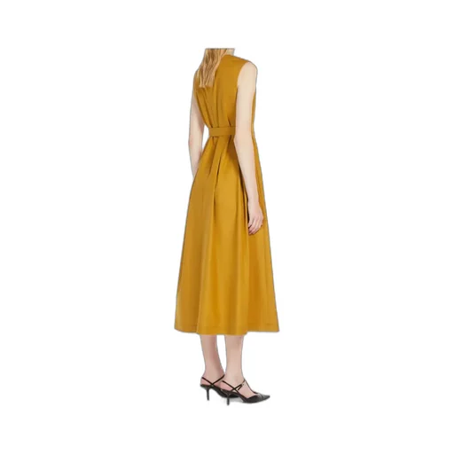 Sleeveless Twill Dress