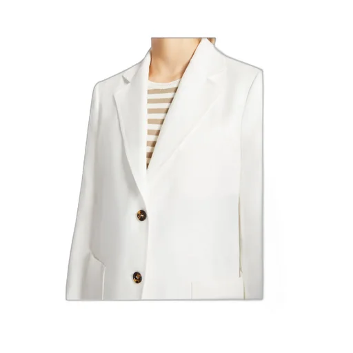 Single-Breasted Long-Sleeved Jacket