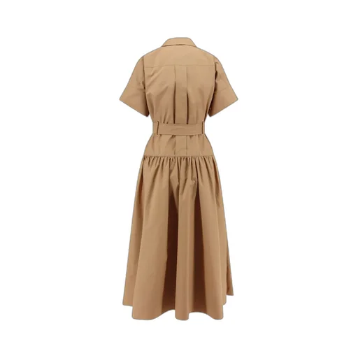 Agoraio Belted Short-Sleeved Midi Dress