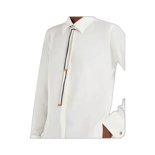 Apollo Ribbon Detailed Long-Sleeved Shirt