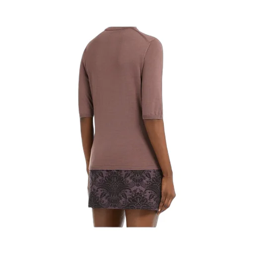 Cecina High Neck Half-Sleeved Jumper