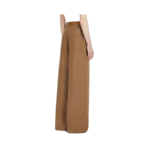 Belted Wide Leg Trousers