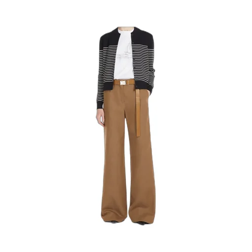 Belted Wide Leg Trousers