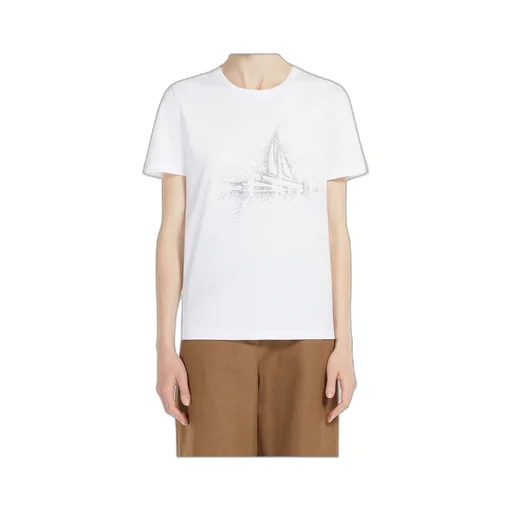 Embroidered Jersey Crew-Neck T-Shirt