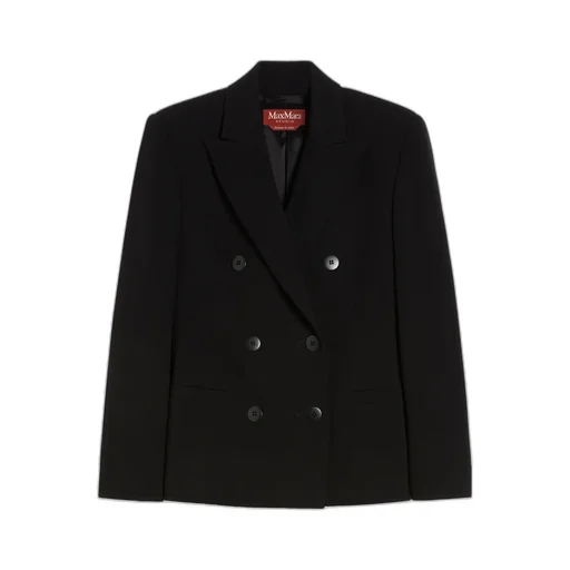 Double-Breasted Long-Sleeved Blazer