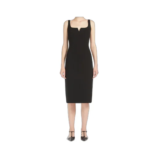 Back Slit Sleeveless Dress