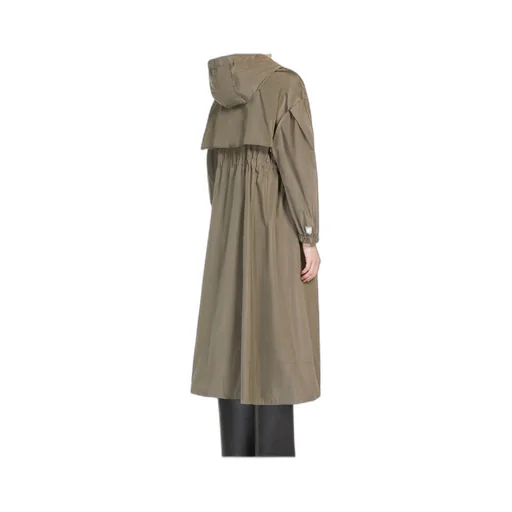 Long, Water-Repellent Taffeta Parka