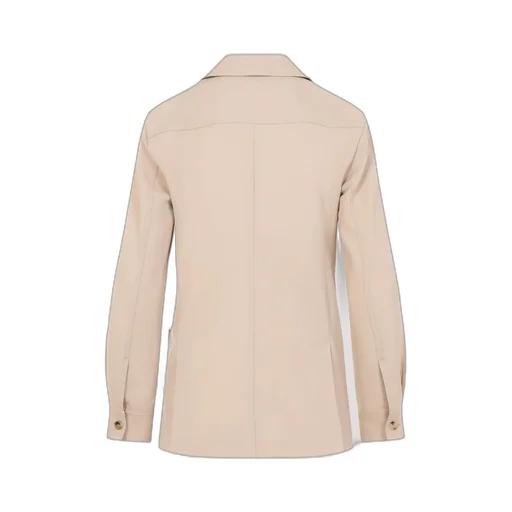 Collared Button-Up Shirt Jacket