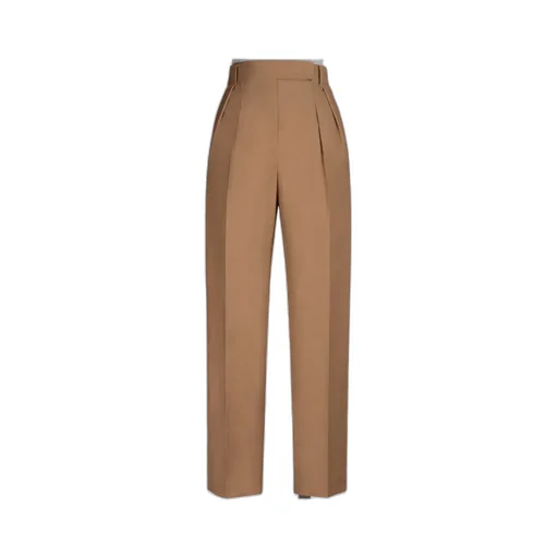 Belt-Loop Wool Trousers
