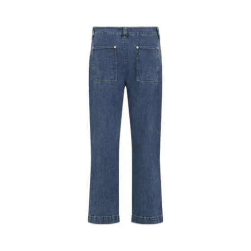 Button Detailed Flared Jeans