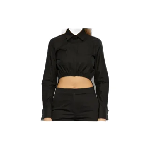 Falster Button Detailled Cropped Shirt