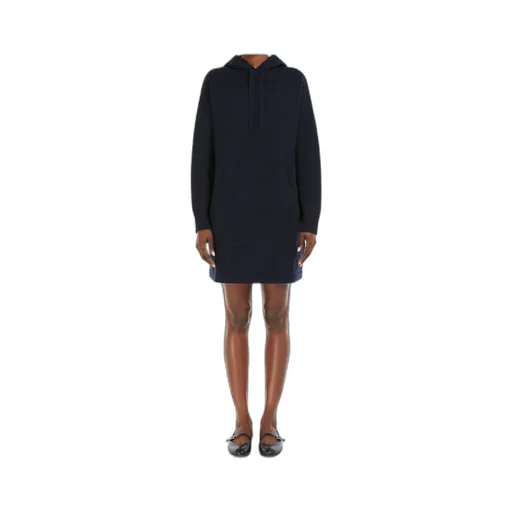 Drawstring Long-Sleeved Dress