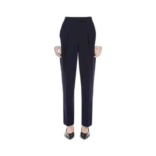 Pleated Wool Casual Pants