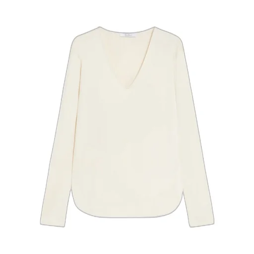 V-Neck Long-Sleeved Top