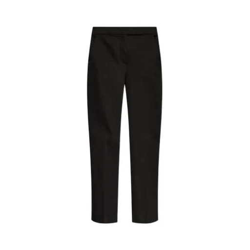 Okra Pleat Detailed Cropped Trousers