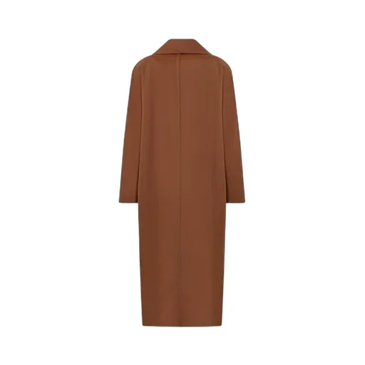 Erice Double-Breasted Long-Sleeved Coat