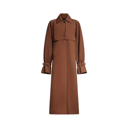 Lapel Long-Sleeved Coat