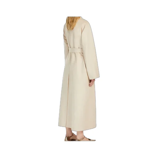 Vezzose Belted Long-Sleeved Coat