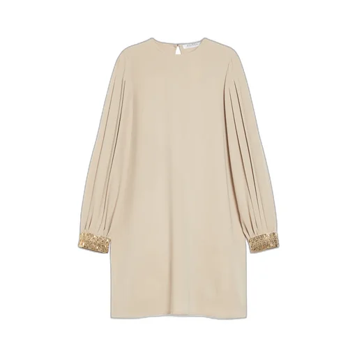Quadro Crewneck Pleated Top