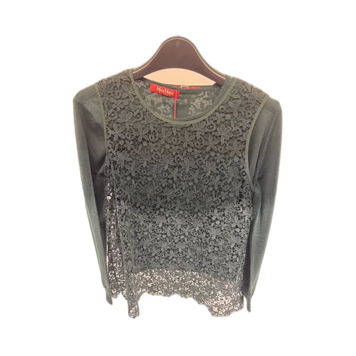 Long-Sleeved Top With Lace Design