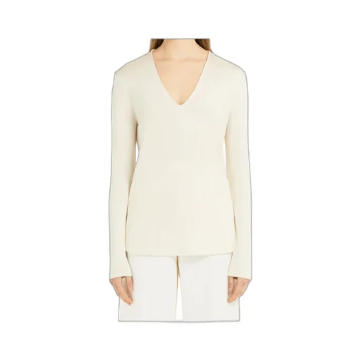 V-Neck Long-Sleeved Top