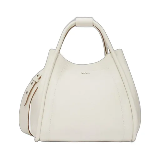 Logo Plaque Top Handle Bag